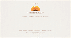 Desktop Screenshot of luminousprints.com